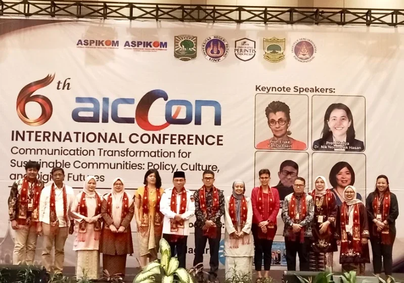  Jadi Tuan Rumah AICCON, Pakar Ilmu Komunikasi Dunia Bahas Isu Lingkungan dan Transformasi Digital di Padang